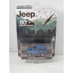 Greenlight 1:64 Jeep Cherokee 1991 blue